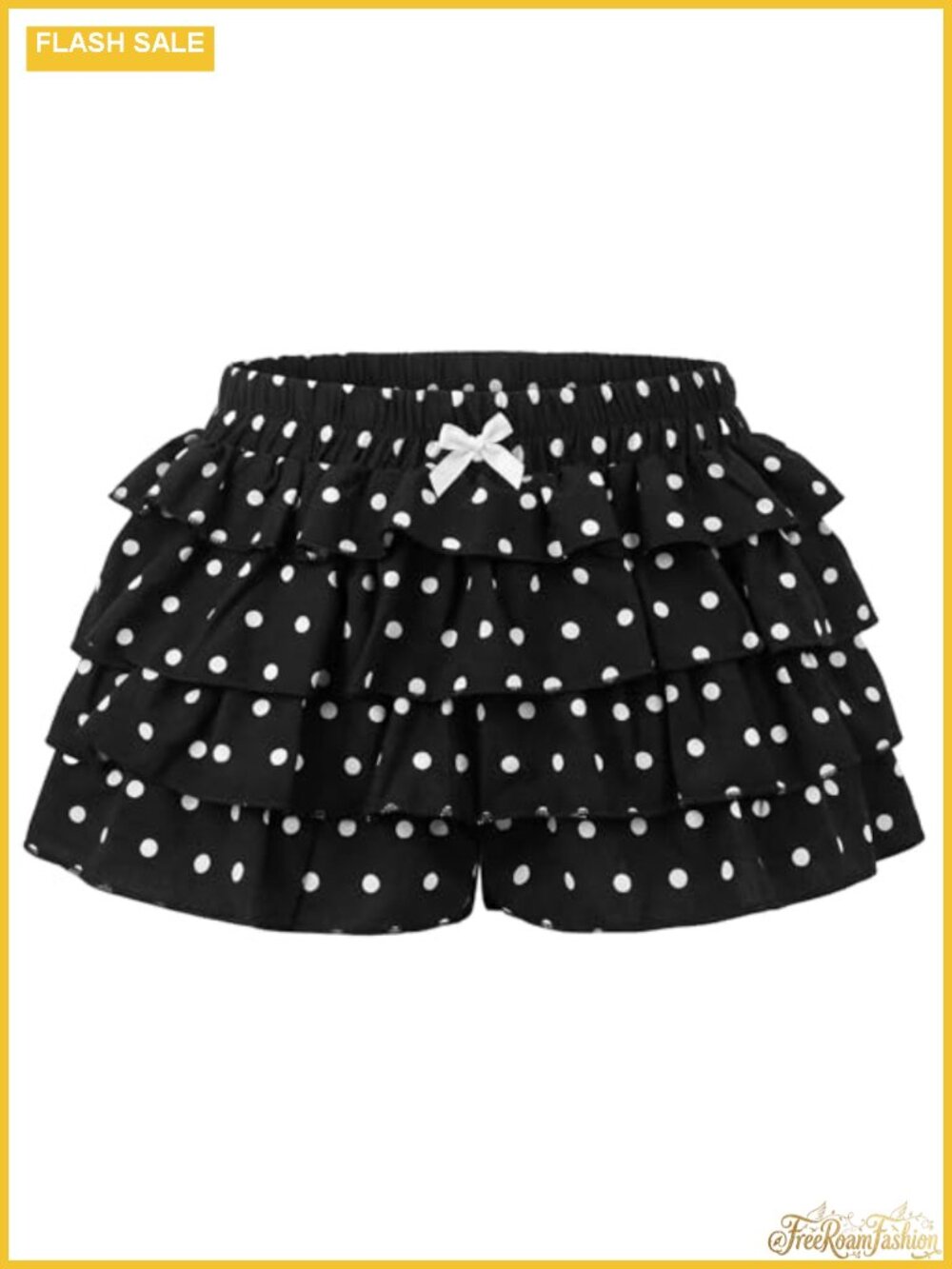 Ruffle Gingham Bloomer Shorts Low Rise Pull On Mini Micro Summer Brunch